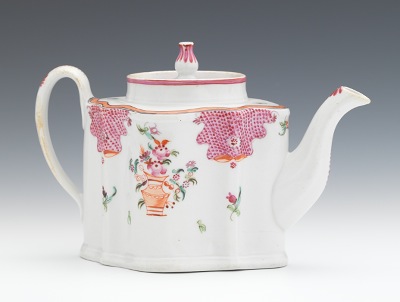 A New Hall Porcelain Teapot #541