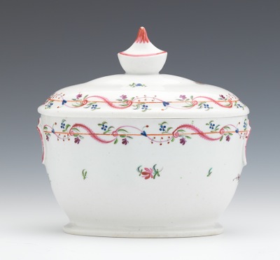 A Lidded Porcelain Sugar Bowl Oval 133d71