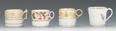 Four Different English Porcelain