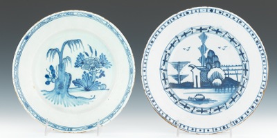 Two Early Delft Type Plates The 133d79