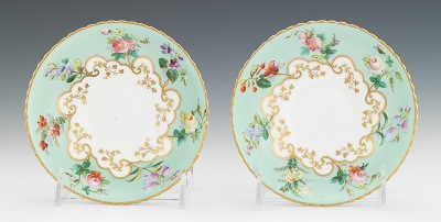 A Pair of Coalport Saucers Matching 133d87