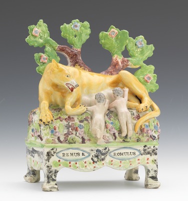 A Figural Group "Remus & Romulus"