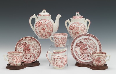 An English Porcelain Childs Tea Set