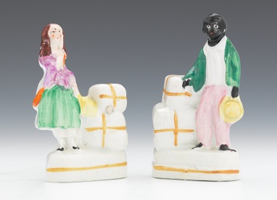 A Pair of Miniature Figures of