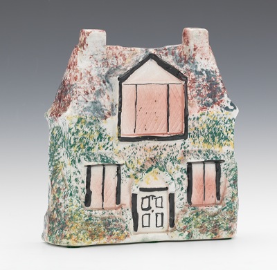 A Glazed Pottery Cottage Money 133db1