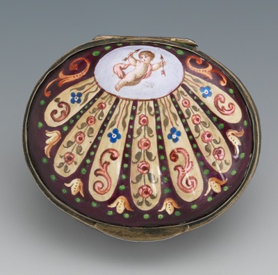 An Antique Enameled Snuff Box or