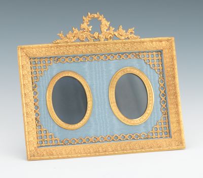 An Ormolu Double Picture Frame 133e06