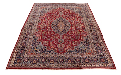 A Kashan Rug Room size rug with 133e3f