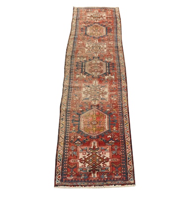 An Antique Heriz Runner Softly 133e54