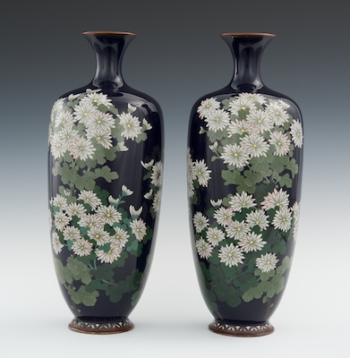A Pair of Cloisonne Vases with 133f0e