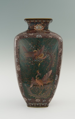 A Monumental Cloisonne Vase Meiji 133f24