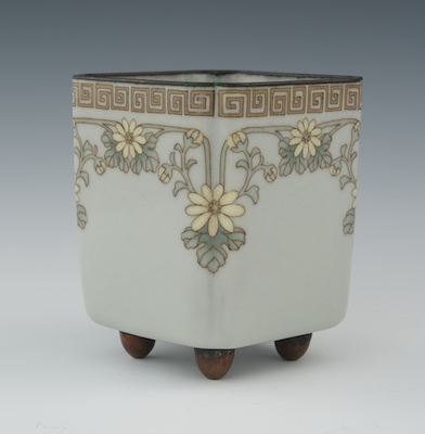 A Small Cloisonne Footed Cup Meiji 133f2e