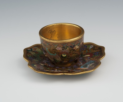 A Very Fine Miniature Cloisonne