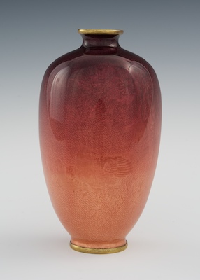 A Plum to Peach Ginbari Vase 20th 133f40