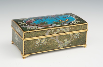 A Cloisonne Box in the Style of Kodenji