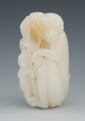 A Carved Nephrite Jade Figural 133fae
