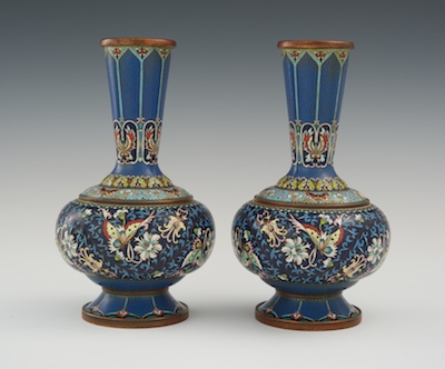 A Pair of Chinese Cloisonne Bottle 133fbe