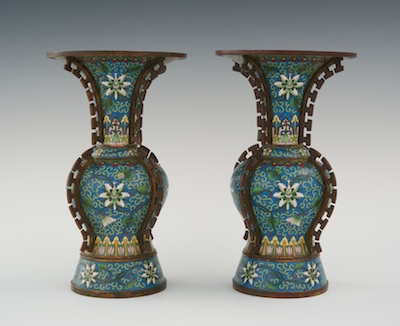 A Pair of Chinese Cloisonne Vases 133fcd