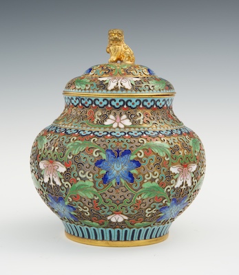 A Chinese Cloisonne Enameled Covered 133fce