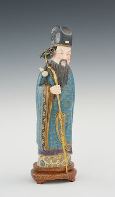 A Cloisonne Figure with Ivory Face 133fd8