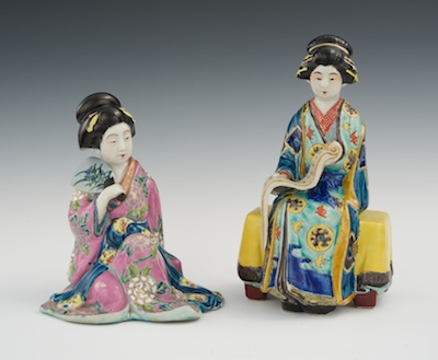 Two Porcelain Figures of Japanese 133ff1