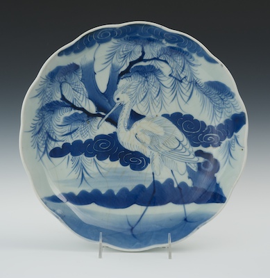 A Japanese Blue and White Porcelain