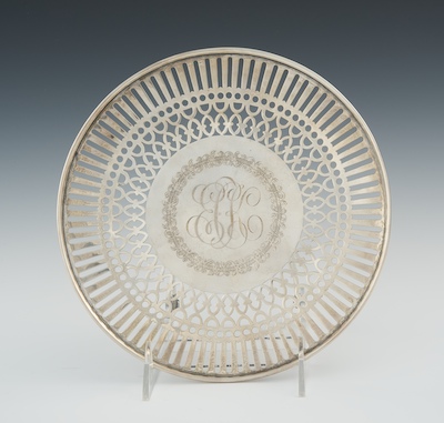 A Sterling Silver Reticulated Dish 134052