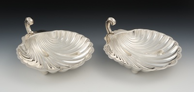 Two Sterling Silver Shell Dishes 134064