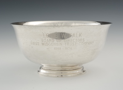 A Sterling Silver Bowl by S Kirk 13406c