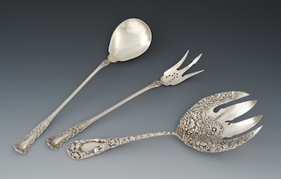 A Large Sterling Silver Server 134074