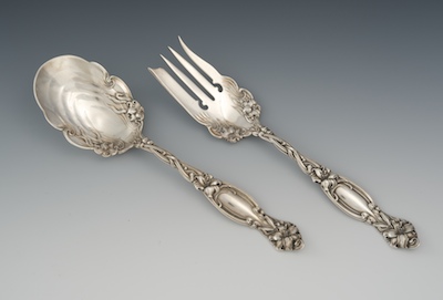 Sterling Silver Serving Spoon and 13407e