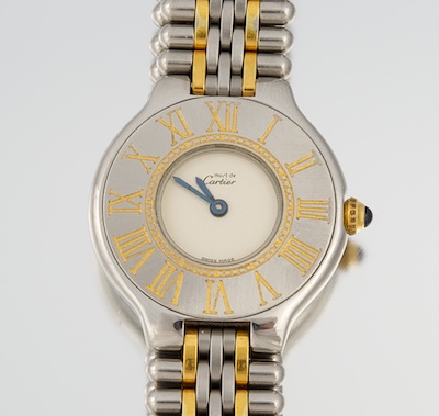 A Ladies Must De Cartier Wrist Watch