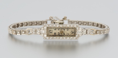 An Art Deco Diamond Dress Watch 134091