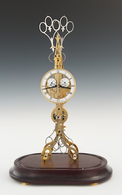 A Large Skeleton Clock John Wilding 134099