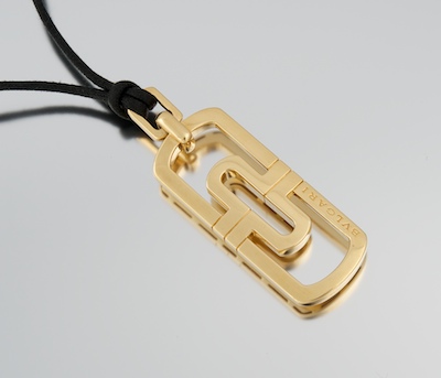 A Bulgari 18k Gold Parentesi Pendant