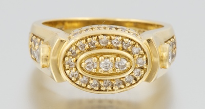 A Ladies 18k Gold and Diamond 1340c3