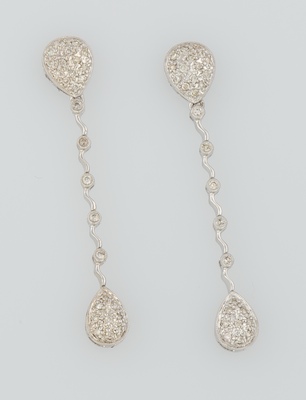 A Pair of 18k Gold and Diamond 1340cc