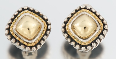 A Pair of Alisa 18k Gold and Sterling 1340e9