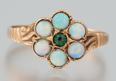 A Victorian White Opal Ring Tested 134100