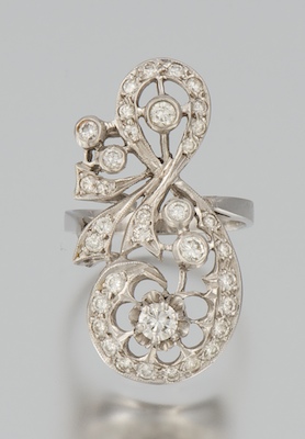 A Ladies Diamond Cocktail Ring 134116