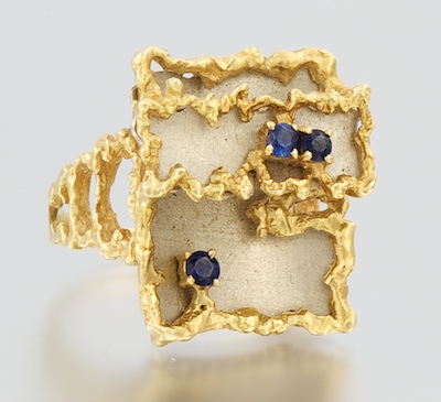 An Interesting Gold and Sapphire