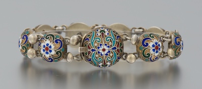 A Russian Silver and Cloisonne 134113