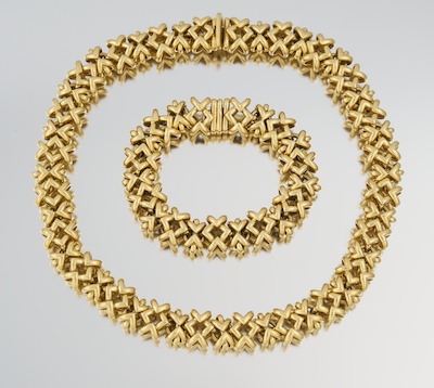 A Heavy Italian 18k Gold Necklace