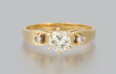 A Ladies' Diamond Engagement Ring