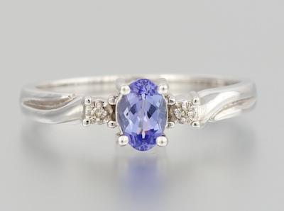 A Ladies Tanzanite and Diamond 1341ea