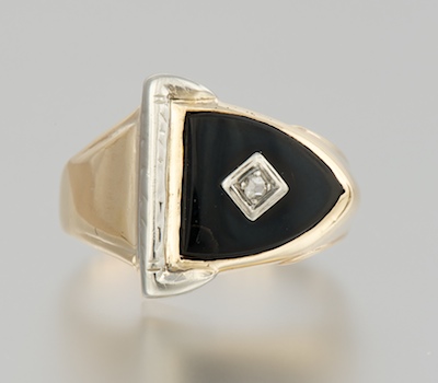 A Gentleman's Onyx and Diamond