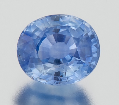 An Unmounted Blue Sapphire Oval 134209