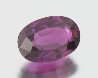 An Unmounted Ruby Oval faceted