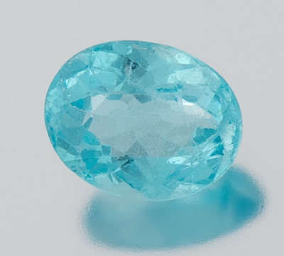 An Unmounted Natural Blue Apatite 134218