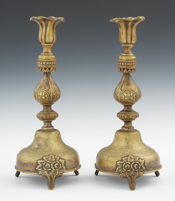 A Pair of Antique Polish Brass 134229